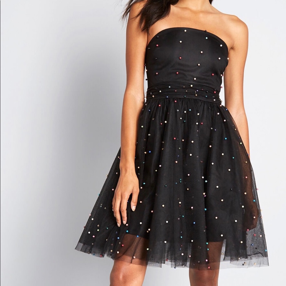 NWT Black Betsey Johnson Dress